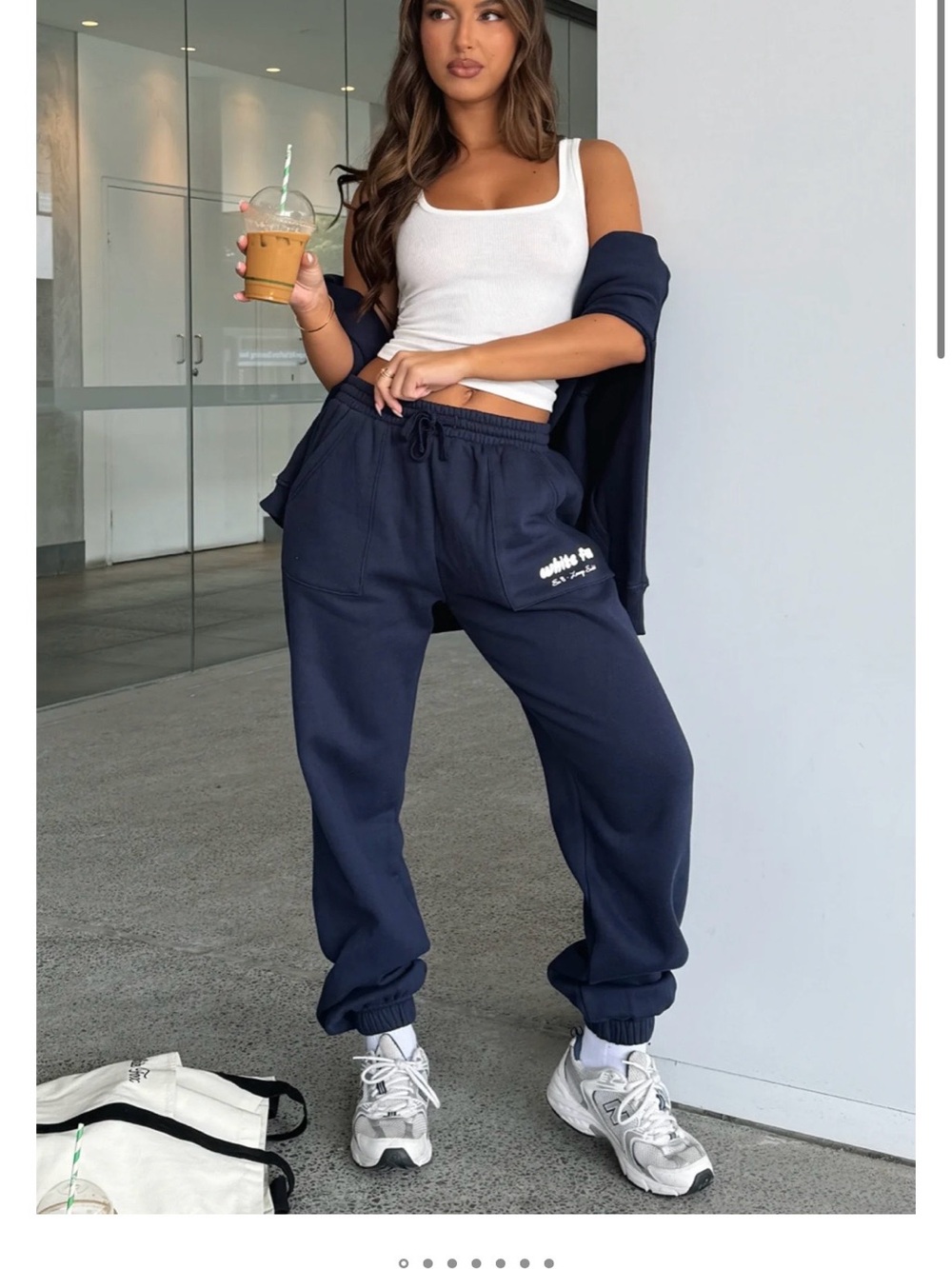 White Fox Sweatpants